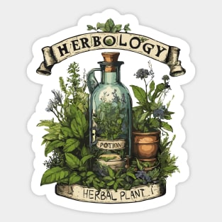 Herbology Vintage Herbs Sticker